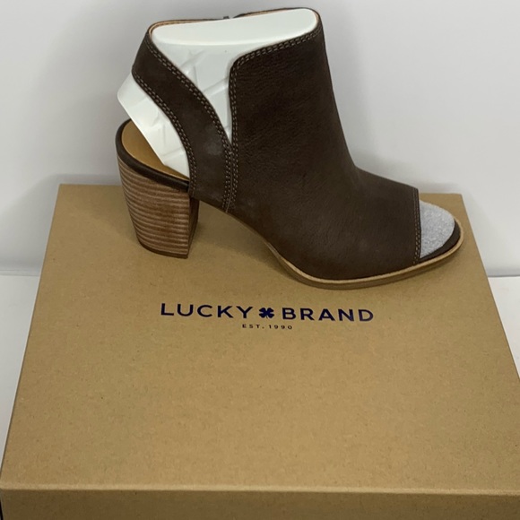 Lucky Brand Jubai Periscope Deer Brown Nubuck 7.5 - Picture 2 of 8